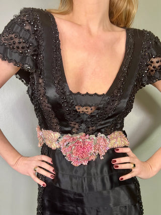 Bisoux, 30s Tiered Beaded Dress