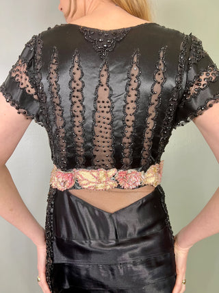 Bisoux, 30s Tiered Beaded Dress