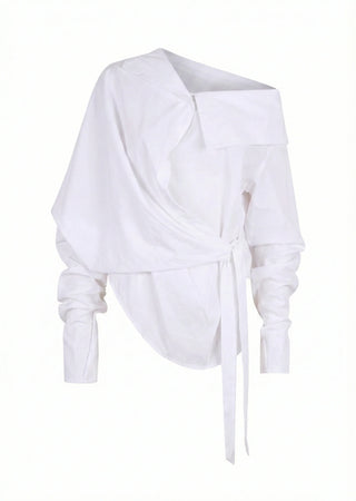 SS26 White Distorted Top