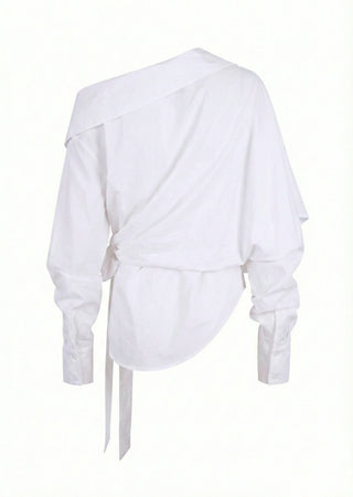 SS26 White Distorted Top