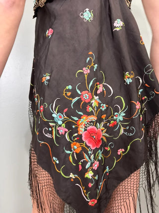 Penny, Reworked Fringed Dress