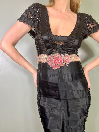Bisoux, 30s Tiered Beaded Dress