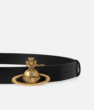 Vivienne Westwood Orb Buckle Belt Light Gold (owned by Chloë Sevigny)