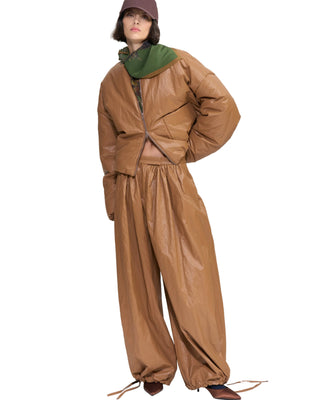 Croissant Sculptural Balloon Trousers