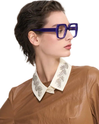 Madreperlacea Embellished Detachable Collar