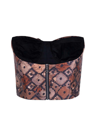 Tiles Collage Bustier
