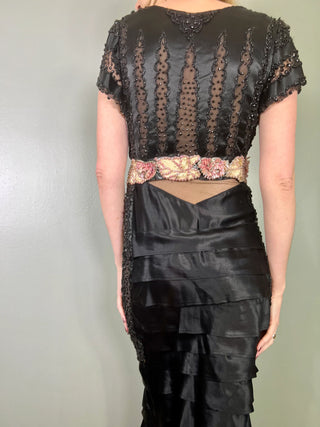 Bisoux, 30s Tiered Beaded Dress