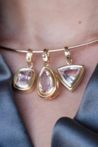 Gold Wire Dynasty Necklace (shown with charms)