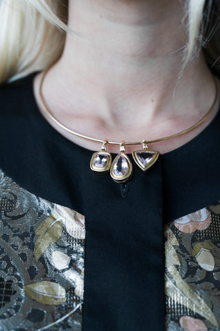 Gold Wire Dynasty Necklace (shown with charms)