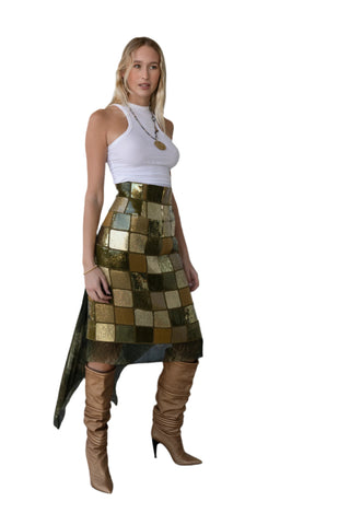 Vintage Laura Biagiotti High Waisted Sequin Skirt