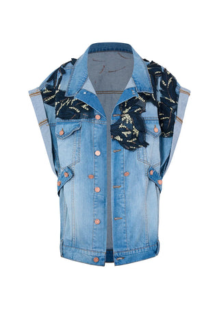 SS26 Cargo Denim Vest
