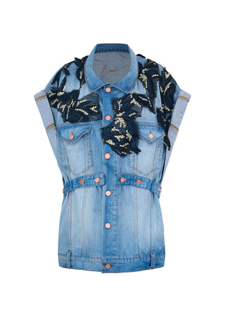 SS26 Cargo Denim Vest