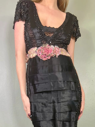 Bisoux, 30s Tiered Beaded Dress