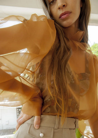Iconic Fall Blouse - Tobacco