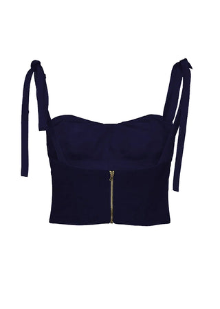 Iconic Navy Smoking Bustier