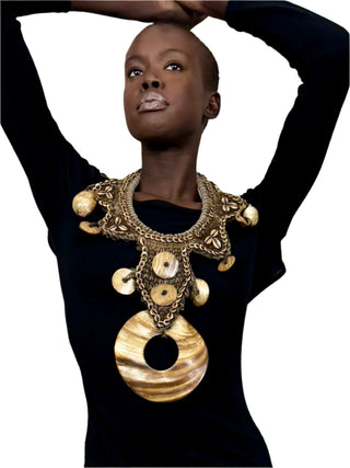 Reade, African Vintage Shell Necklace