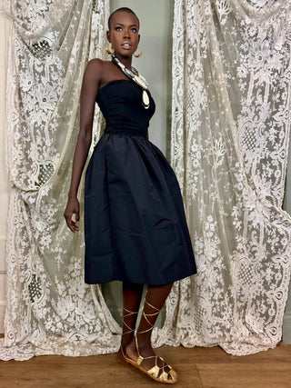 Miu Miu, Y2k Black Strapless Dress