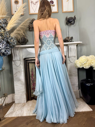 Eloise, Couture 60s Beaded Chiffon Dress