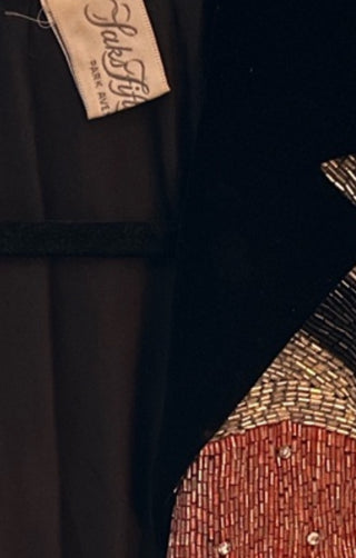 Stephen Burrows for Saks Fifth Avenue Beaded Phoenix Flame Jacket - Rare Collectible Vintage Couture