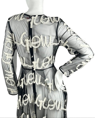 Glow Embellishment Mesh Dress