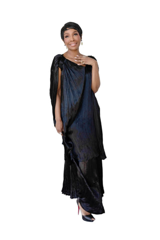Vintage 1980s Issey Miyake Two-Piece Pleated Ensemble