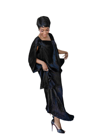 Vintage 1980s Issey Miyake Two-Piece Pleated Ensemble