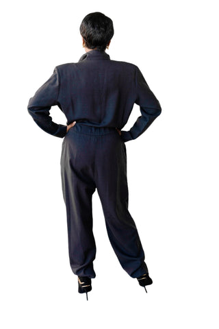 Vintage Pantasia Black Jumpsuit (La Petite)