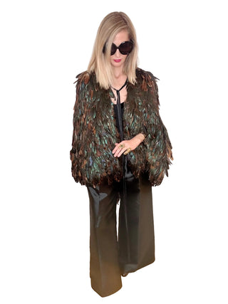 Naeem Khan Feather Cape - Early 2000s