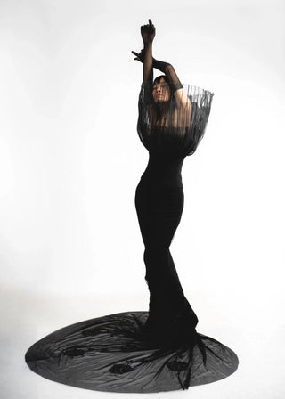 Structured Mermaid Corset Gown
