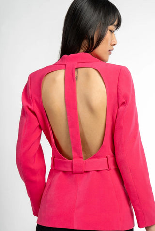 Cut-Out Back Statement Jacket
