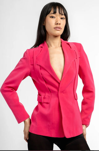 Cut-Out Back Statement Jacket