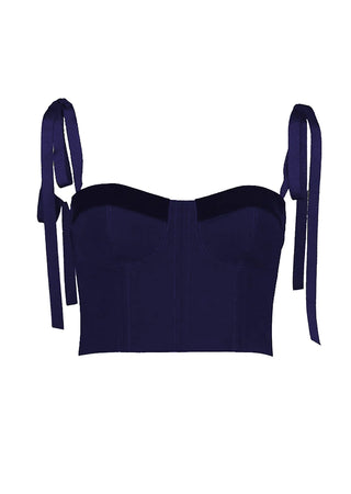 Iconic Navy Smoking Bustier