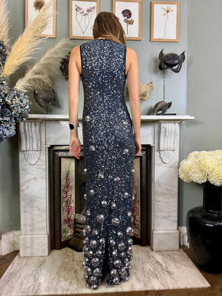 Amadeus, Couture Vintage Long Sequins Dress