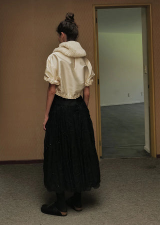 Iconic Tea Blouse C - Ivory
