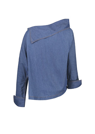 Iconic Blue Rhombus Blouse