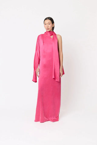 SS26 Barragan Pink Satin Free Dress
