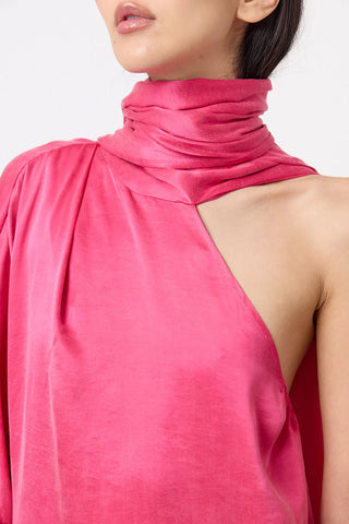 SS26 Barragan Pink Satin Free Dress
