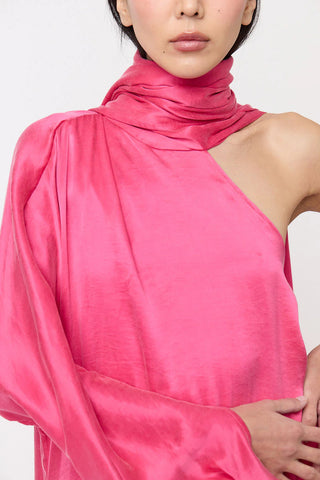 SS26 Barragan Pink Satin Free Dress