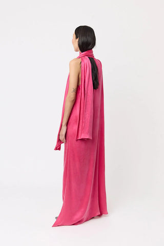 SS26 Barragan Pink Satin Free Dress