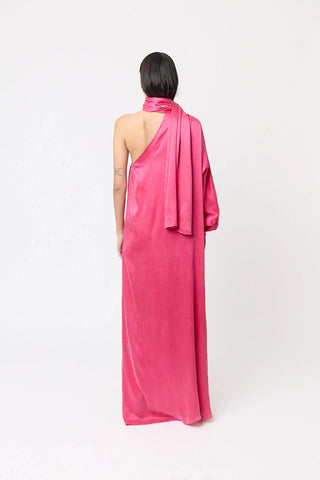 SS26 Barragan Pink Satin Free Dress