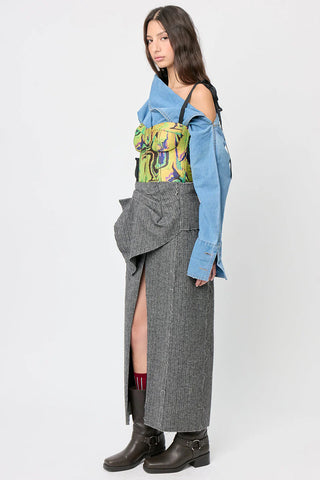 Iconic Blue Rhombus Blouse