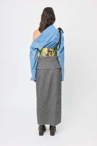 Iconic Blue Rhombus Blouse