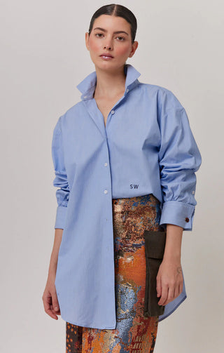 Iconic Santiago Shirt - Blue Stripes