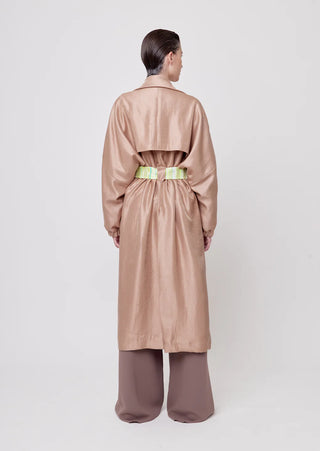 SS25 Rowan Oversized Trench Coat - Olive or Pale Pink