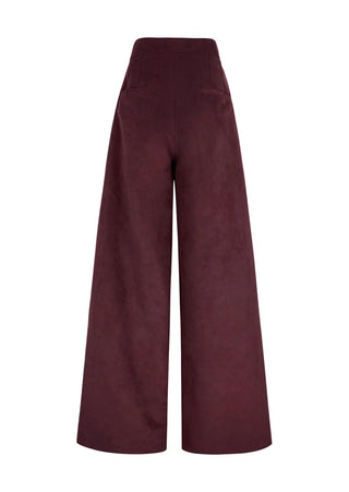 Burgandy Wide Pant