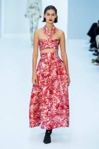 Philosophy di Lorenzo Serafini Runway RTW SS 2023 Toile De Jouy Razdmir Skirt Look #22 (owned by Michelle Stein)
