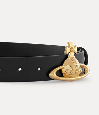 Vivienne Westwood Orb Buckle Belt Light Gold (owned by Chloë Sevigny)